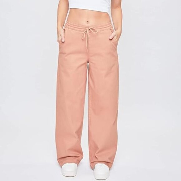 Wide Leg Loose Fit Jogger Pants S - Picture 2 of 8